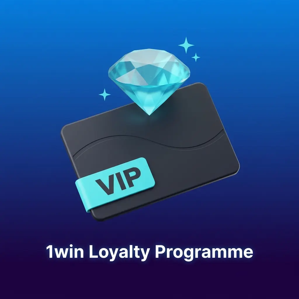 1win loyalty programme tiers showing coins-based rewards system with VIP levels, exchange rates, and bonus fund conversion