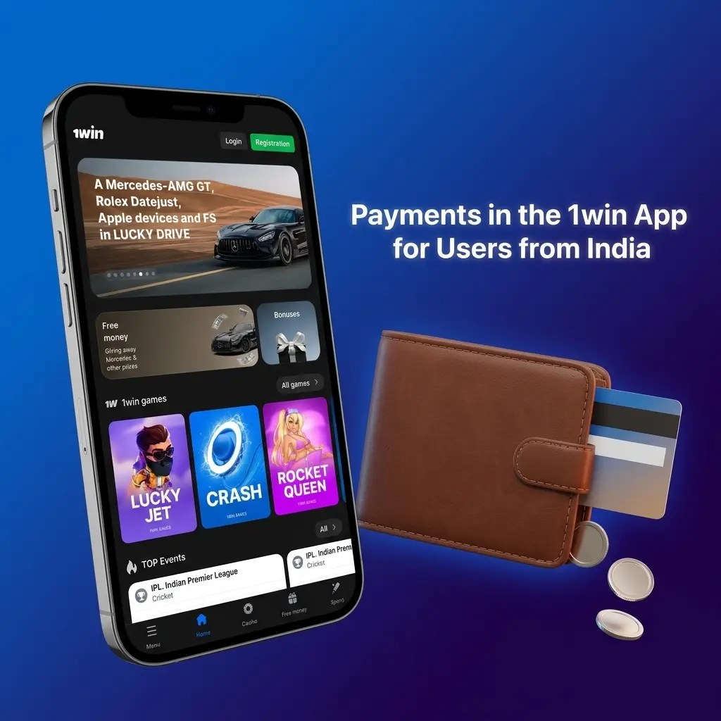 1win app payment methods for India including UPI, PhonePe, PayTm, crypto options with min deposit 300 INR